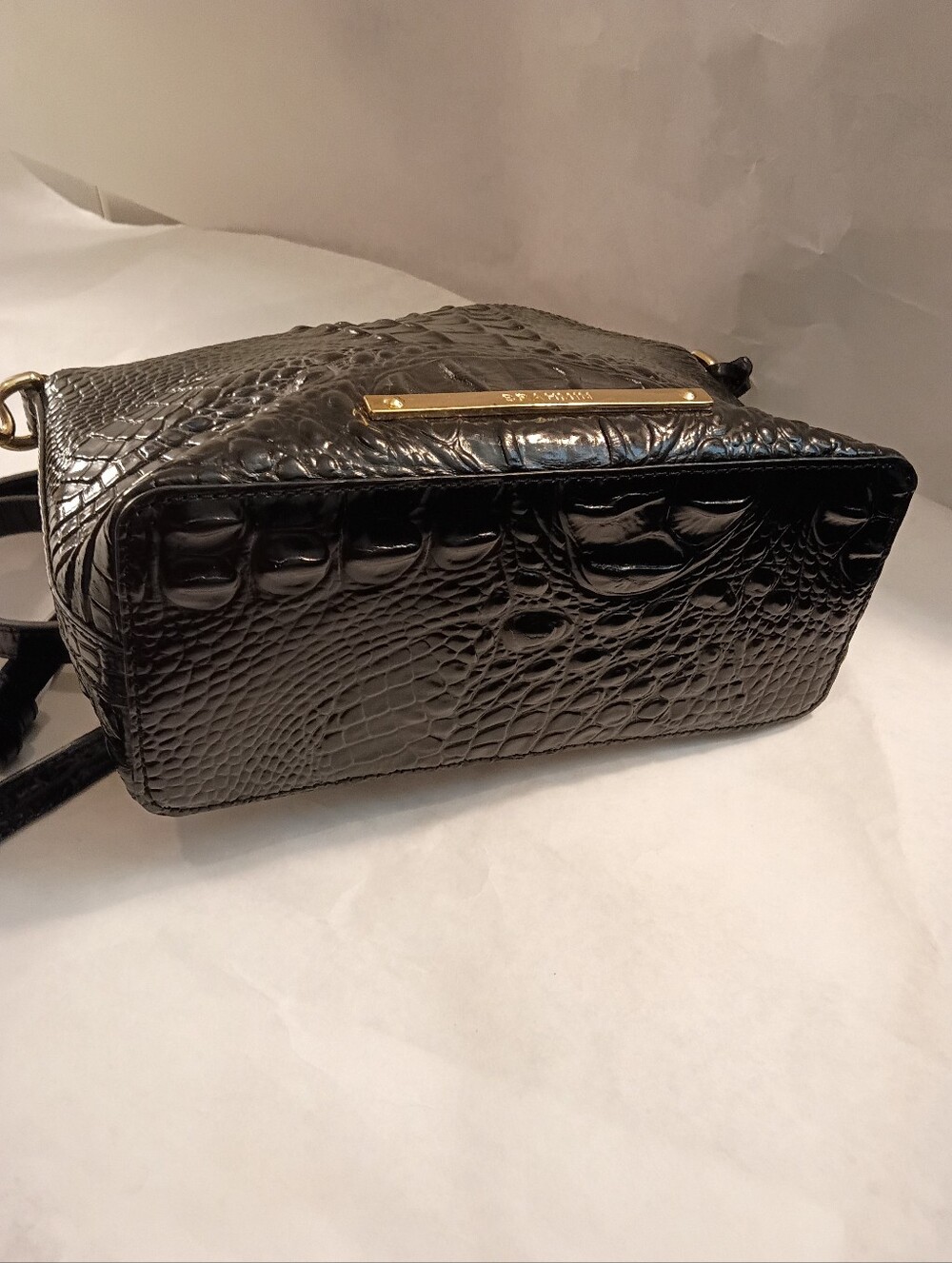 Brahmin Small Croc-Embossed Crossbody Bag - Picture 6 of 15